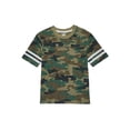 thumbnail image 1 of Wonder Nation Boys Football T-Shirt with Short Sleeves, Sizes 4-18 & Husky, 1 of 3
