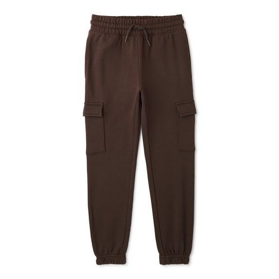 Wonder Nation Boys’ French Terry Jogger Pants, Sizes 4-18 & Husky