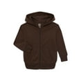 thumbnail image 1 of Wonder Nation Kids Unisex Fleece Zip Hoodie, Sizes 4-18 & Husky, 1 of 3