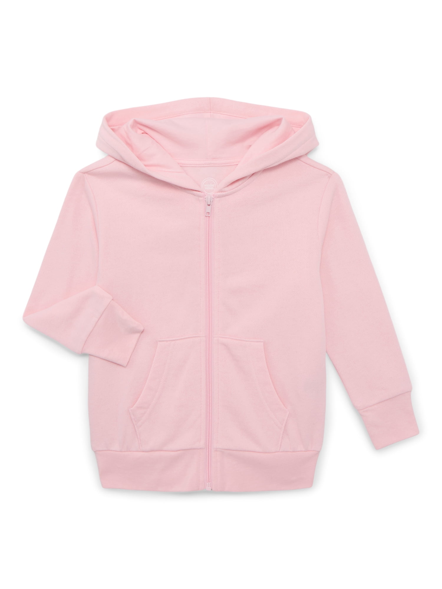 Wonder Nation Kids Fleece Zip Hoodie, Sizes 4-18 & Husky