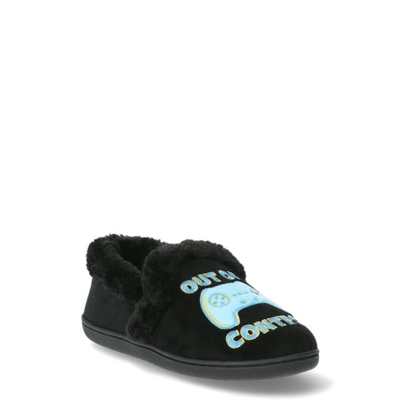 Wonder Nation Boys' Gamer Plush Slippers