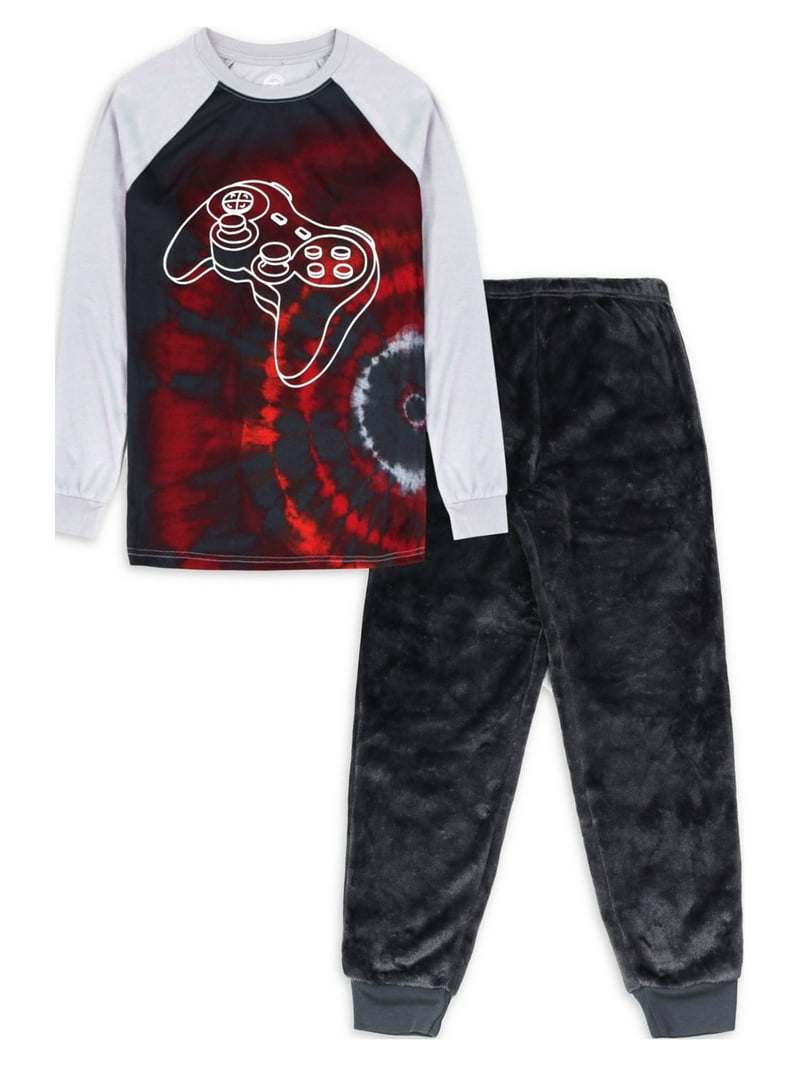 Wonder Nation Boys Glow in the Dark Pajama Set