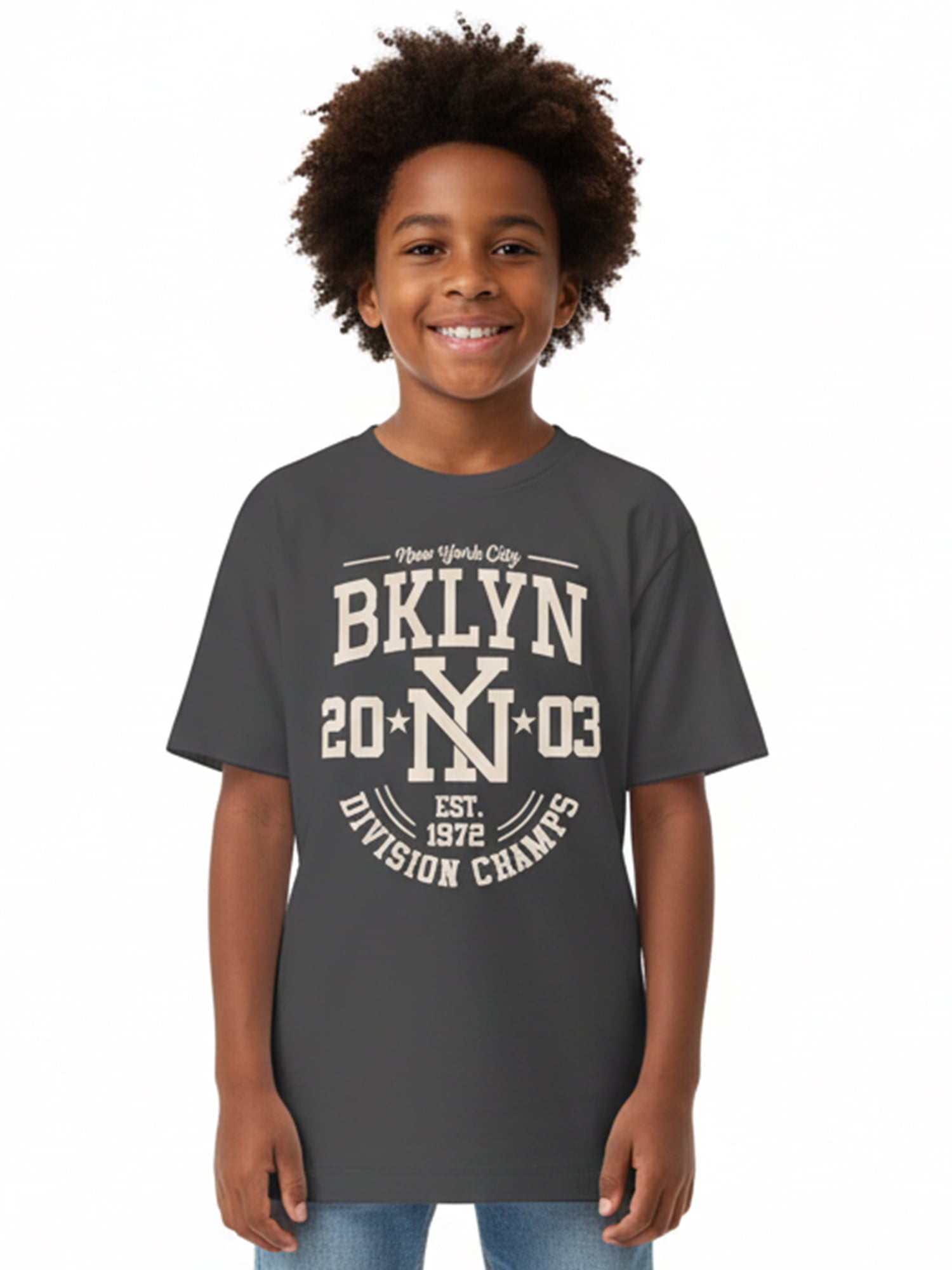 Wonder Nation, Boys' Graphic T-Shirt, Brooklyn NY, Sizes 4-18