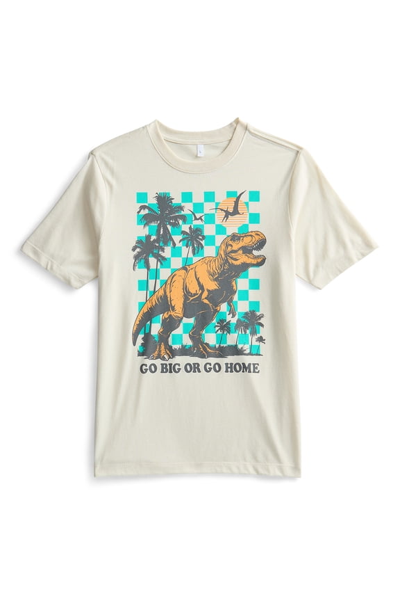 , Boys' & Big Boys' Go Big Graphic Tee with Short Sleeves, Sizes 4-18