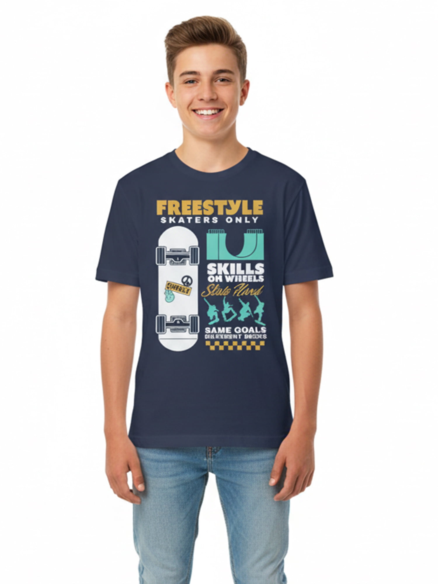 Wonder Nation, Boys' Graphic T-Shirt, My Skate Park, Sizes 4-18