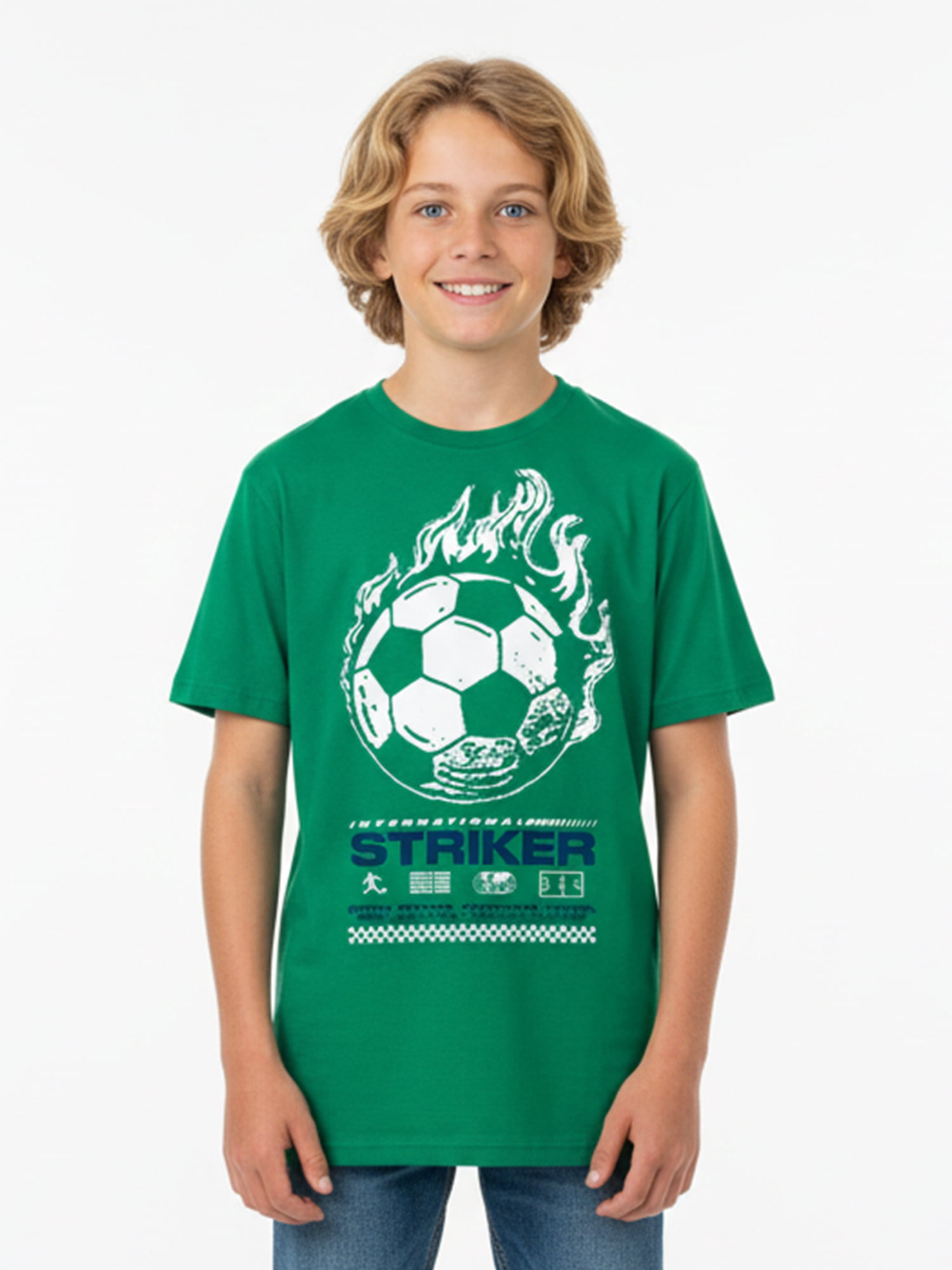 Wonder Nation, Boys' Graphic T-Shirt, Striker, Sizes 4-18