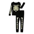 thumbnail image 1 of Wonder Nation Boys Halloween Long Sleeve Top and Pants, 2-Piece Sleep Pajama Set, Sizes 4-10, 1 of 2