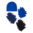 thumbnail image 1 of Wonder Nation Boys Hat and Gloves Set, 4 Piece, One Size, 1 of 2