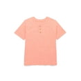 thumbnail image 1 of Wonder Nation Boys Henley Shirt with Short Sleeves, Sizes 4-18 & Husky, 1 of 3