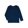 thumbnail image 1 of Wonder Nation Boys Henley Tee with Long Sleeves, Sizes 4-18 & Husky, 1 of 3