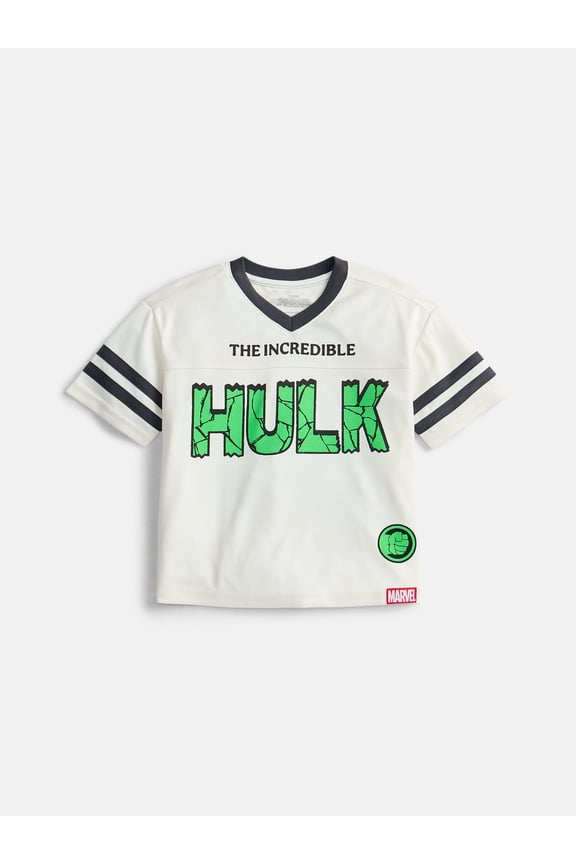 Boys' Hulk Graphic Jersey with Short Sleeves, Sizes 4-18