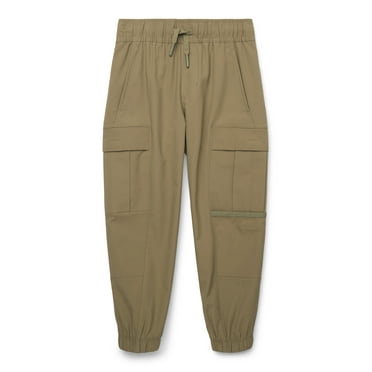 Wonder Nation Boys Hybrid Cargo Joggers, Sizes 4-18 & Husky