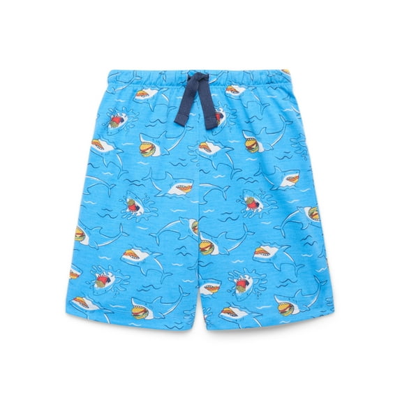 Wonder Nation Boys Jersey Sleep Shorts, 2-Pack, Sizes 4-18 Husky