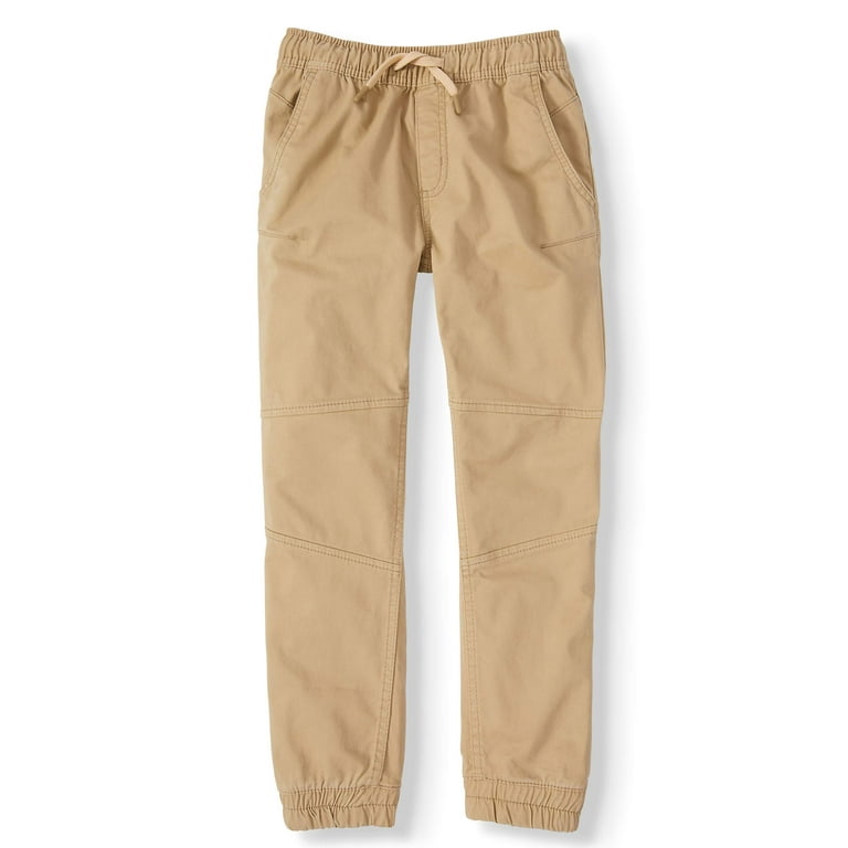 Wonder Nation Elasticized Waist Pockets Cotton Sweatpants Boy s 2 Piece Set Size 4 18 Husky