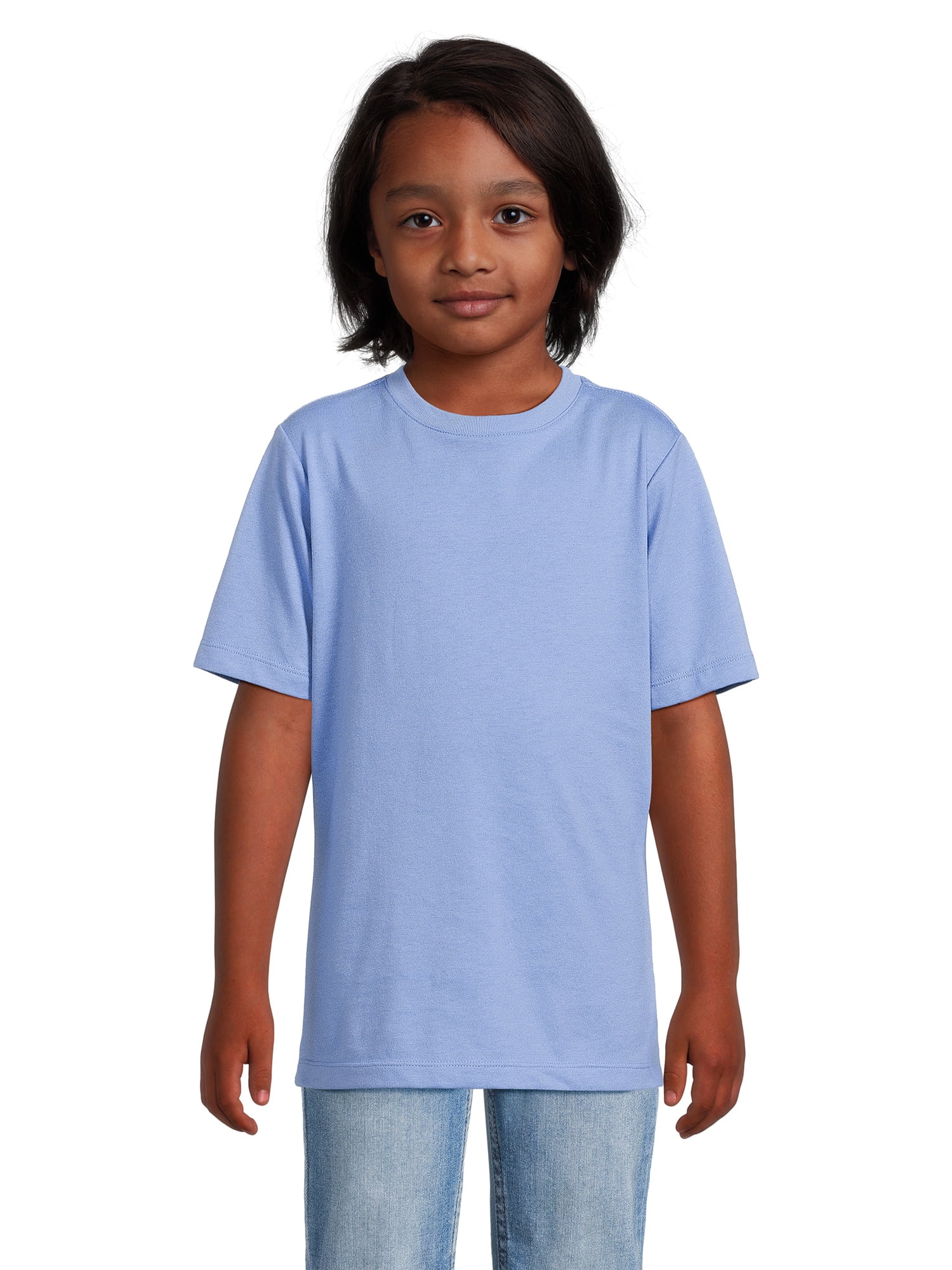 Wonder Nation Boys Kid Tough Short Sleeve Crewneck TShirt, Sizes 418