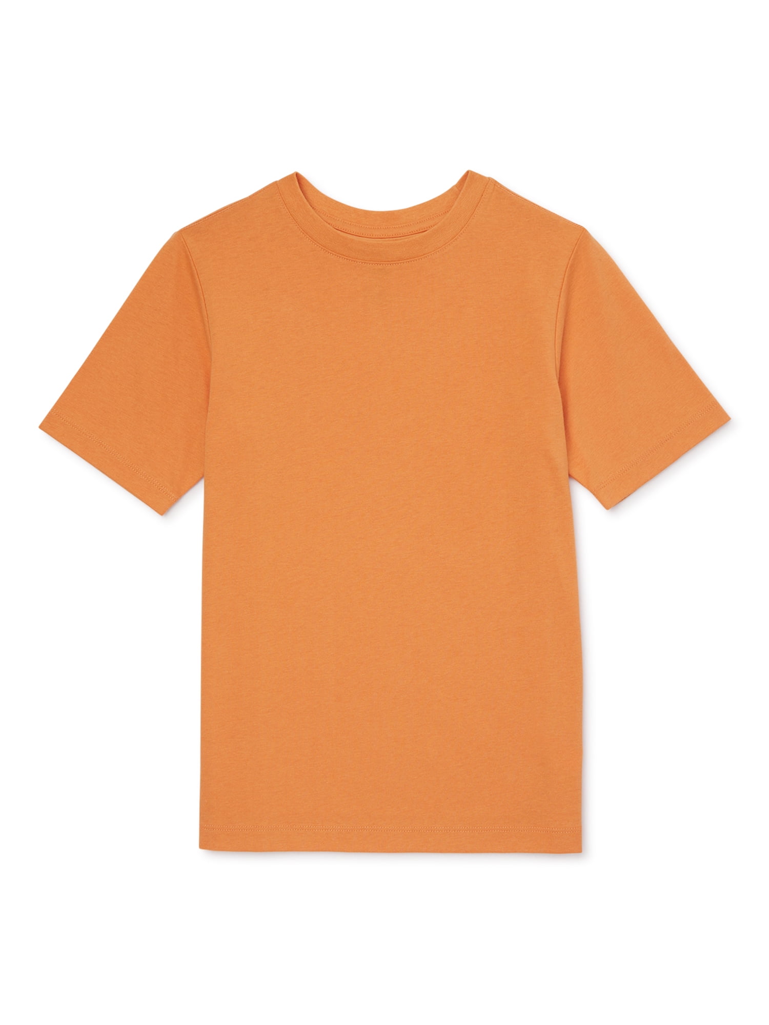Wonder Nation Boys Kid Tough Tee with Short Sleeves, Sizes 4-18 & Husky