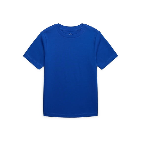 Wonder Nation Boys Kid Tough Tee with Short Sleeves, Sizes 4-18 & Husky