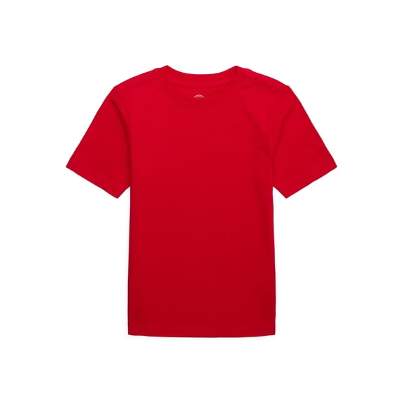 Wonder Nation Boys Kid Tough Tee with Short Sleeves, Sizes 4-18 & Husky