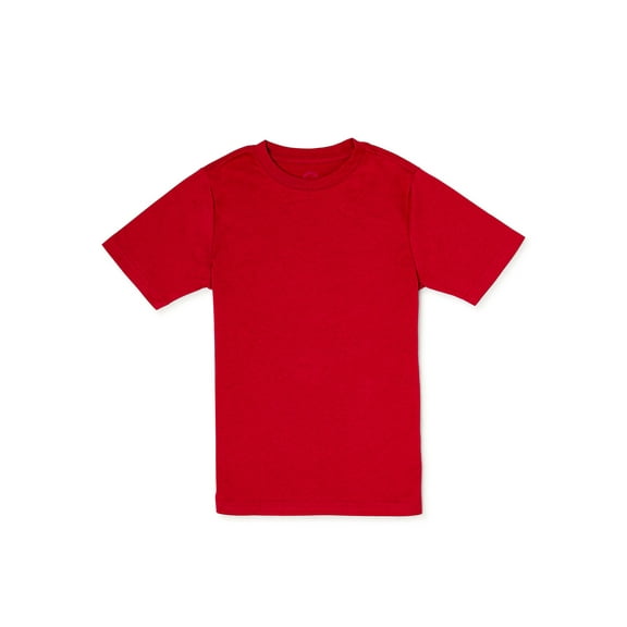 Wonder Nation Boys Kid Tough Tee with Short Sleeves, Sizes 4-18 & Husky