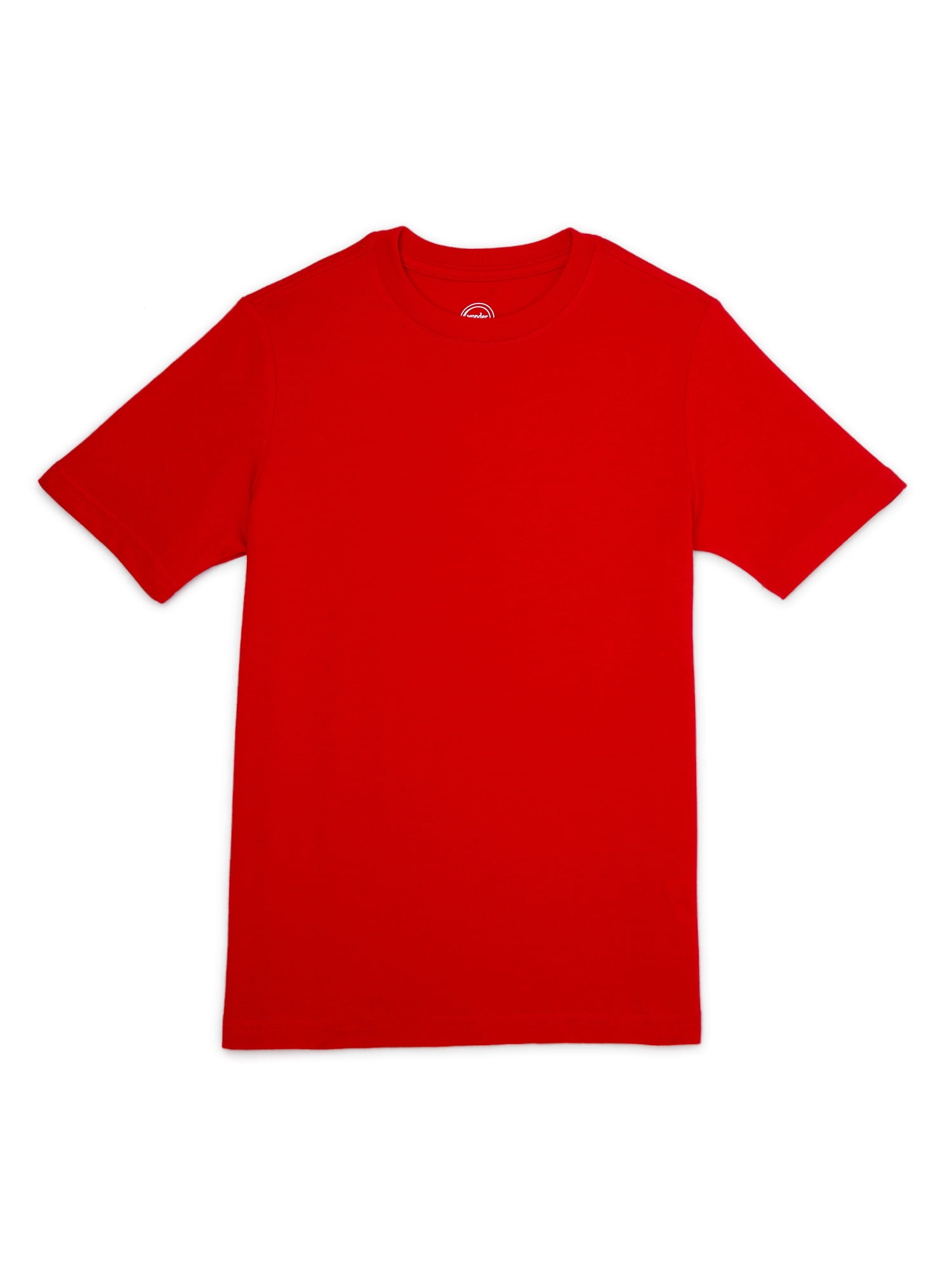 Wonder Nation Boys Kid Tough Tee with Short Sleeves, Sizes 4-18 & Husky