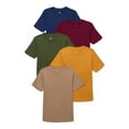 thumbnail image 1 of Wonder Nation Boys Kid Tough Tee with Short Sleeves, 5-Pack, Sizes 4-18 & Husky, 1 of 6