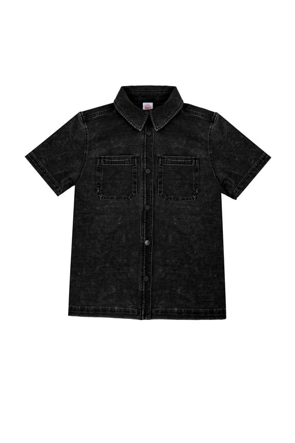Boys Knit Button Down Shirt, Sizes 4-18