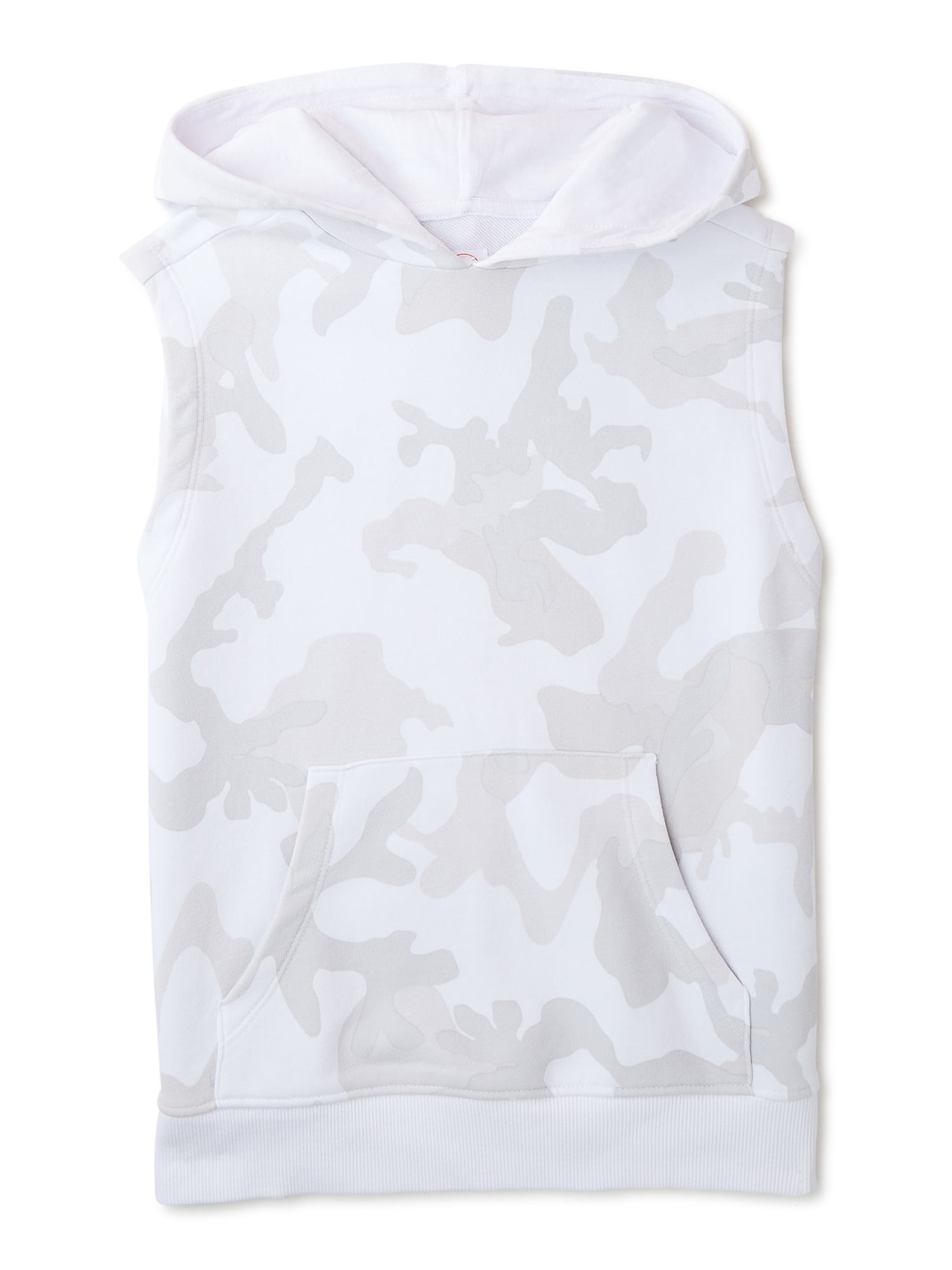 Wonder Nation Boys Knit Muscle Hoodie, Sizes 4-18 Husky