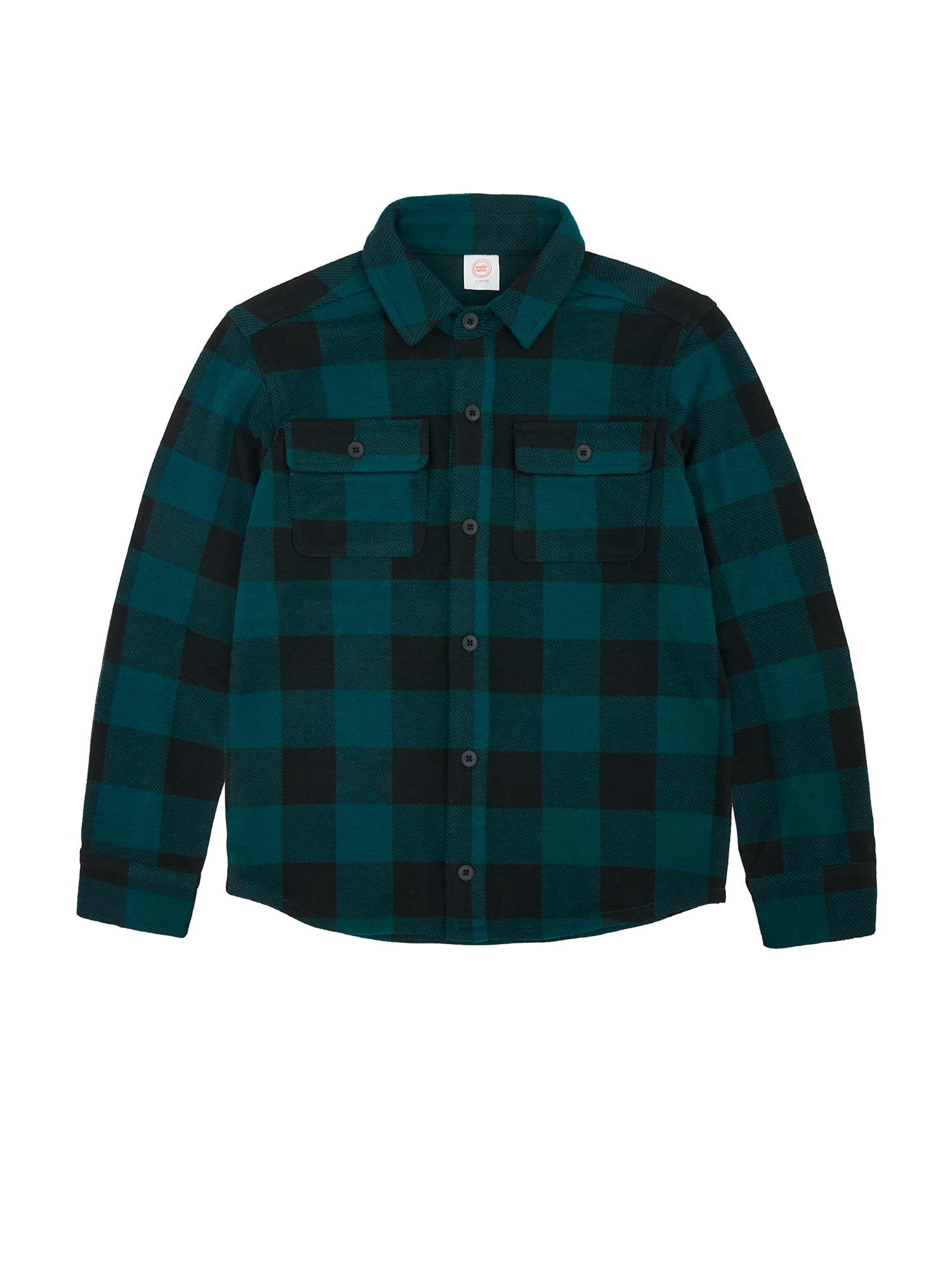 Wonder Nation Boys Knit Shacket, Sizes 4-18