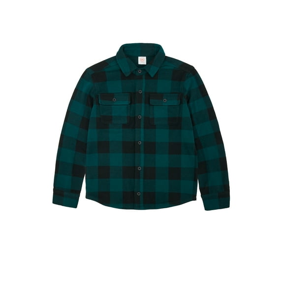 Wonder Nation Boys Knit Shacket, Sizes 4-18