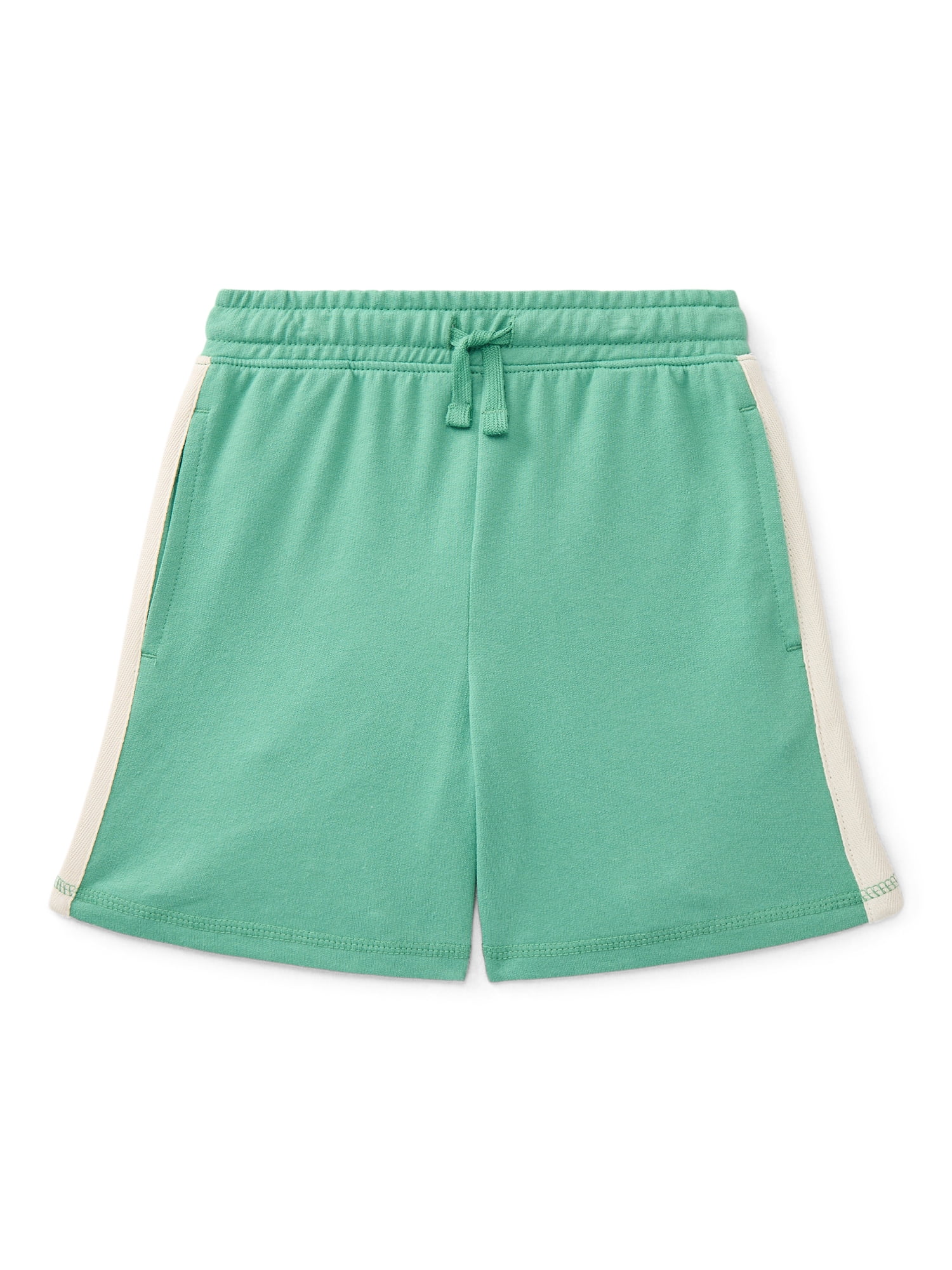 Wonder Nation Little Boys Taped Knit Shorts, Sizes 4-10