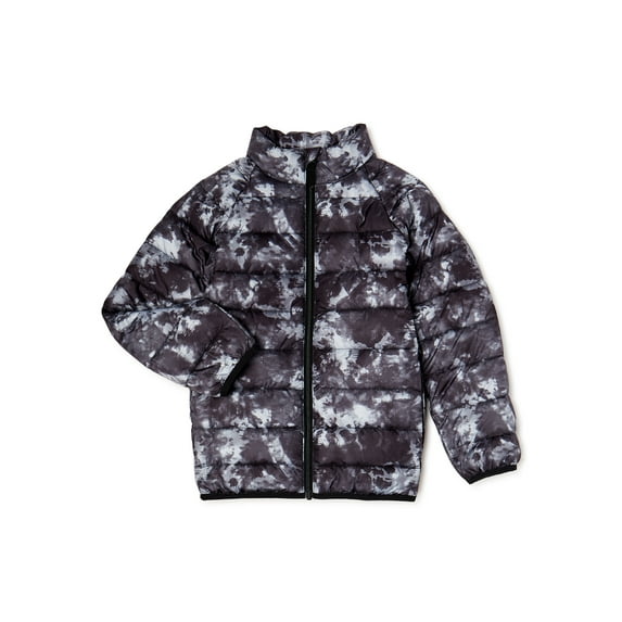 Wonder Nation Boys' Lightweight Packable Puffer Jacket, Sizes 4-18 & Husky