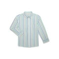 thumbnail image 1 of Wonder Nation Boys Cotton Shirt with Long Sleeves, Sizes 4-18, 1 of 3