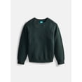 thumbnail image 1 of Wonder Nation Boys Crewneck Sweater with Long Sleeves, Sizes 4-18 & Husky, 1 of 3