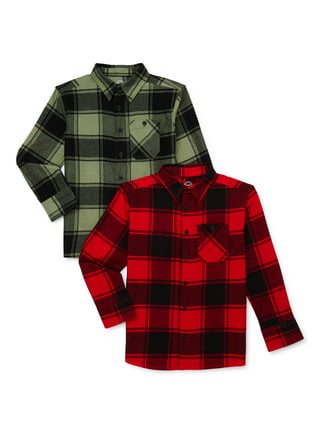 Shirts - Korean Long Sleeve Teen Boys Shirts Yellow Red Green Plaid Top For  Children Kids Teenage Clothes School Shirt For Boys 5-14Years (Pink 11T) :  Buy Online at Best Price in