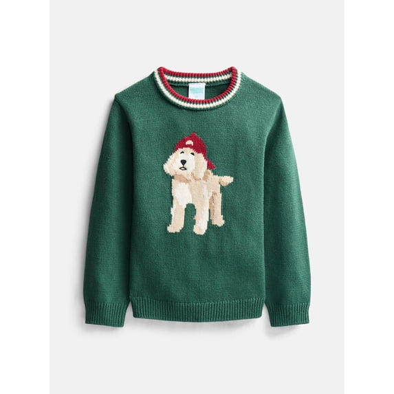 Wonder Nation Toddler Boys Graphic Sweater with Long Sleeves, Sizes 12M-5T