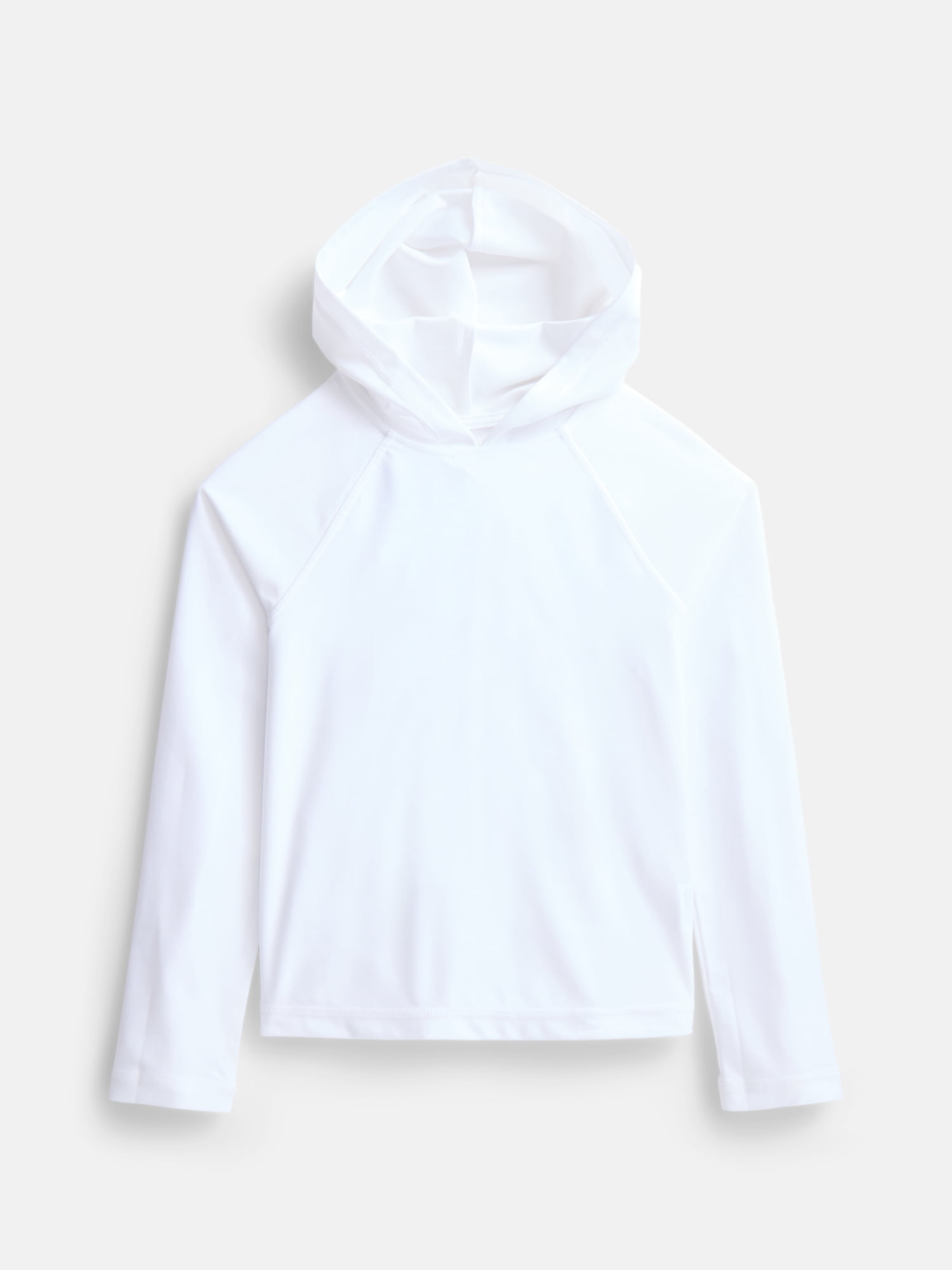 Wonder Nation Boys Hooded Rash Guard with Long Sleeves, Sizes 4-18 & Husky