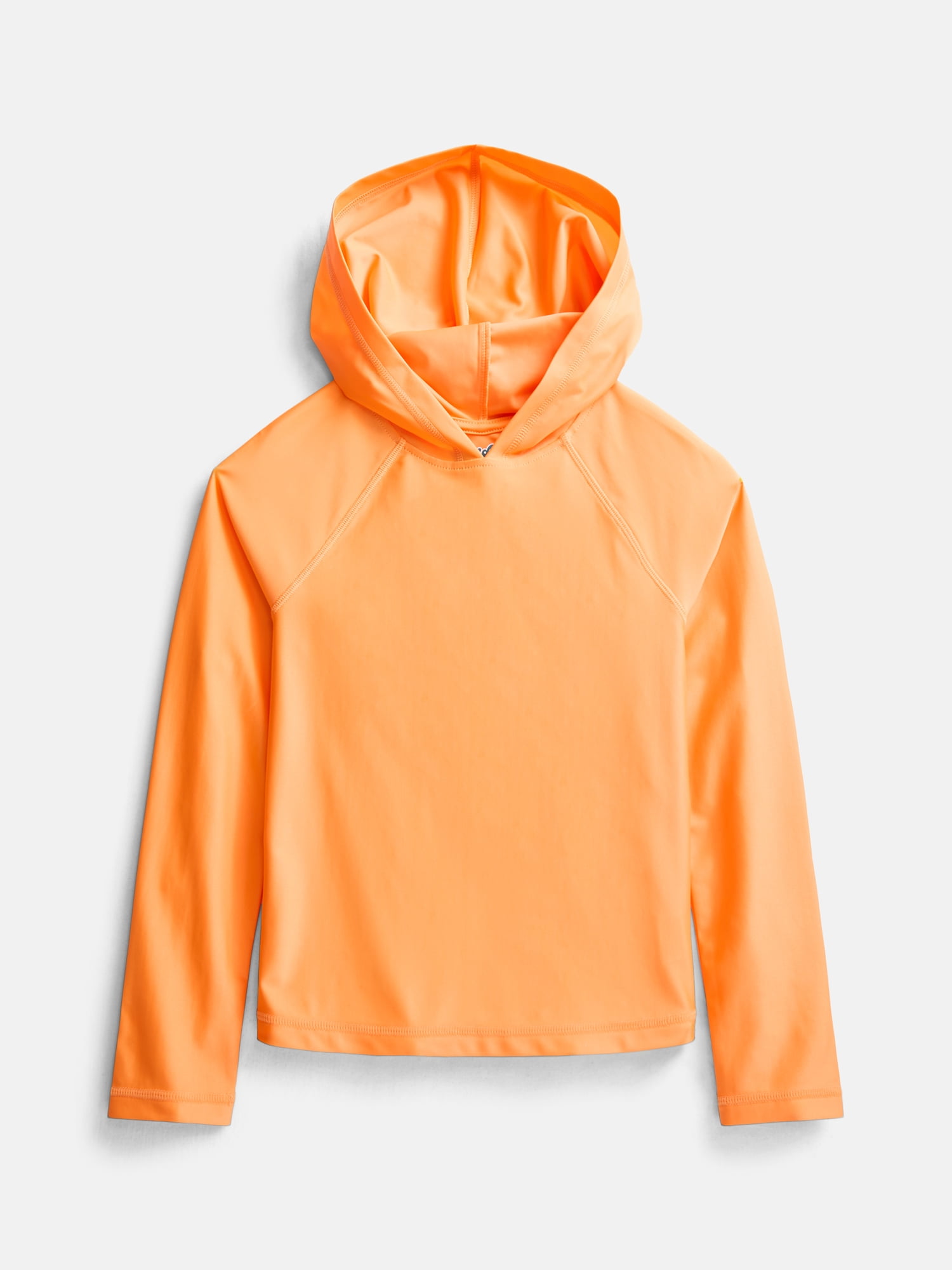 Wonder Nation Boys Hooded Rash Guard with Long Sleeves, Sizes 4-18 & Husky