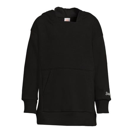Wonder Nation Boys Long Sleeve Hoodie Sweatshirt with Embroidery, Sizes 4-18 & Husky