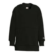 Wonder Nation Boys Long Sleeve Hoodie Sweatshirt with Embroidery, Sizes 4-18 & Husky