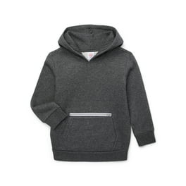 Wonder Nation Boys Long Sleeve Pullover Hoodie with Zip Wonder Nation Boys Long Sleeve Pullover Hoodie with Zip