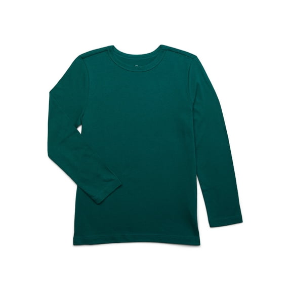 Wonder Nation Boys Long Sleeve Kid Tough T-Shirt, Sizes 4-18 & Husky