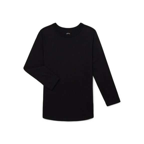 Wonder Nation Boys Long Sleeve Kid Tough T-Shirt, Sizes 4-18 & Husky