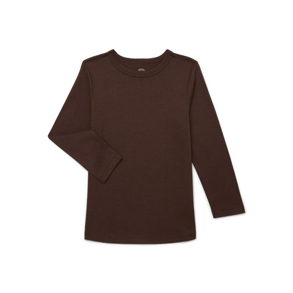 Wonder Nation Boys Long Sleeve Kid Tough T-Shirt, Sizes 4-18 & Husky