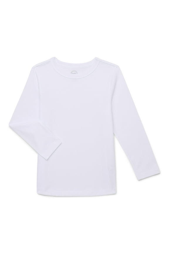 Boys Long Sleeve Kid Tough T-Shirt, Sizes 4-18 & Husky