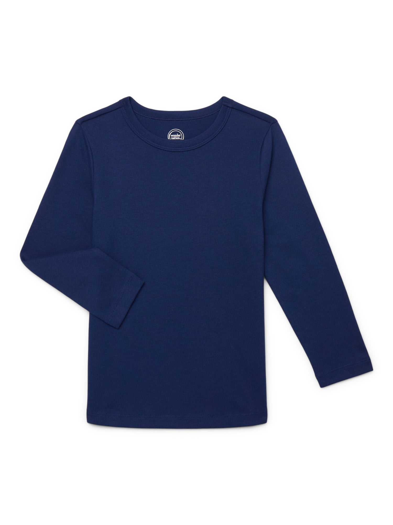 Wonder Nation Boys Long Sleeve Kid Tough T-Shirt, Sizes 4-18