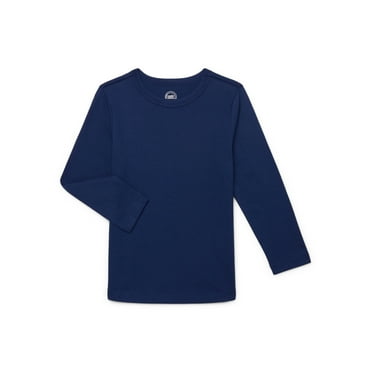 Wonder Nation Boys Long Sleeve Kid Tough T-Shirt, Sizes 4-18 & Husky