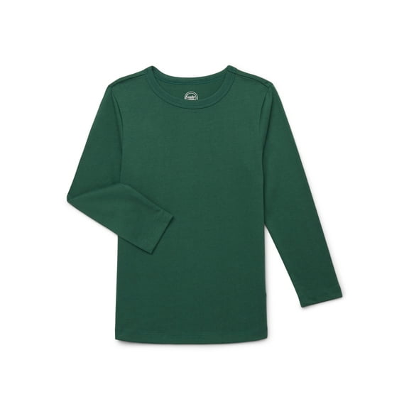 Wonder Nation Boys Long Sleeve Kid Tough T-Shirt, Sizes 4-18 & Husky