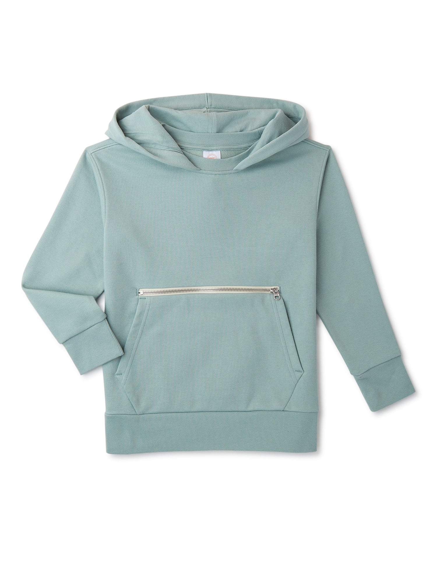 Wonder Nation Boys Long Sleeve Pullover Hoodie with Zip Wonder Nation Boys Long Sleeve Pullover Hoodie with Zip