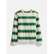 Wonder Nation Boys Striped Tee with Long Sleeves, Sizes 4-18