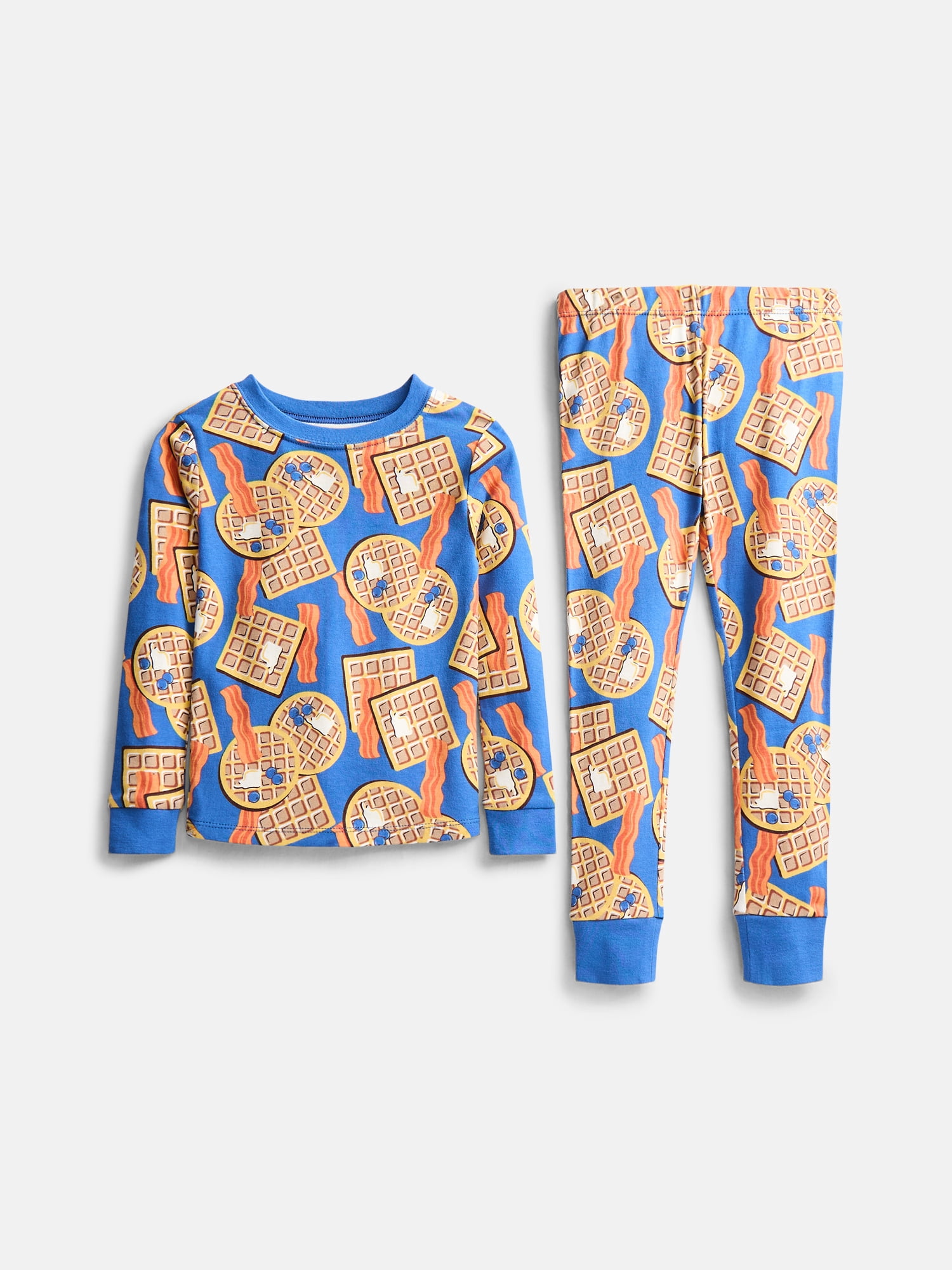 Wonder Nation Boys' Snug Fit Cotton Pajama Top and Pants Set, 2-Piece, Sizes 4-10